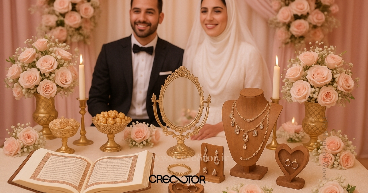 چطور میز عقد ایرانی را بچینیم؟ از جزئیات سنتی تا طراحی مدرن