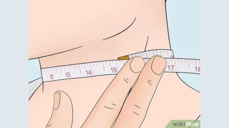 اندازه گیری گردنبند طبق سایز گردن